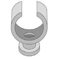 PGL Klembeugel nylon grijs 1 x 18 370147