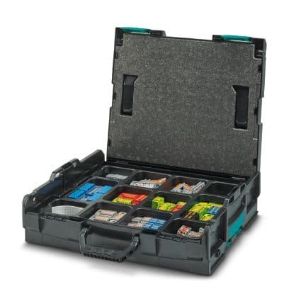 PHOENIX CONTACT PTFIX-startset in handige Sortimo-systeemkoffer L-BOXX 102. 130 verdelerblokken 1092040