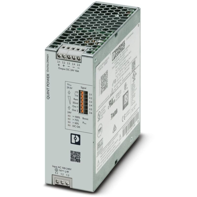 PHOENIX CONTACT Primair geschakelde voeding QUINT POWER met instelbare uitgangskarakteristiek