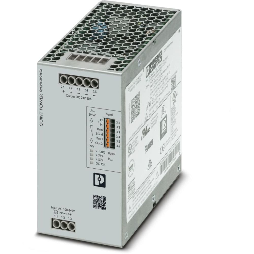 PHOENIX CONTACT Primair geschakelde voeding QUINT POWER met instelbare uitgangskarakteristiek