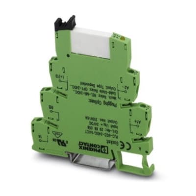 PHOENIX CONTACT PLC interface met schroefaansluiting bestaande uit basisklem en steekbaar miniat 2966210