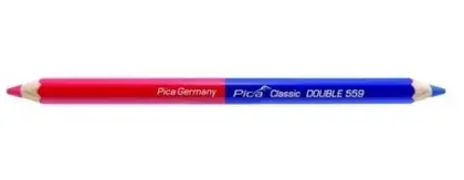 Pica Classic universeel potlood 180 mm - blauw/rood PIC55950