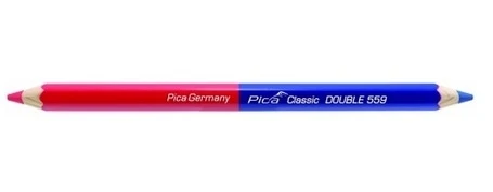 Pica Classic universeel potlood 180 mm - blauw/rood PIC55950