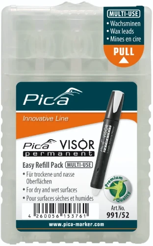 Pica Visor permanent refills - wit - prijs per set van 4 stuks PIC99152
