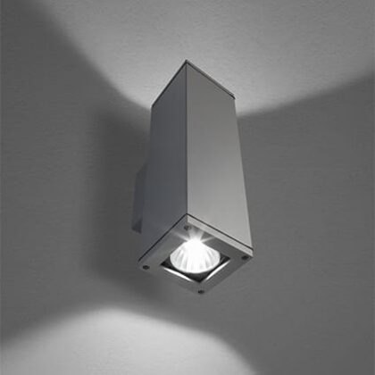 PIL Q-WALL B C/I LED - wand armatuur - 56W - 3000K - 5755lm - IP65 - 20° - grijs 303894