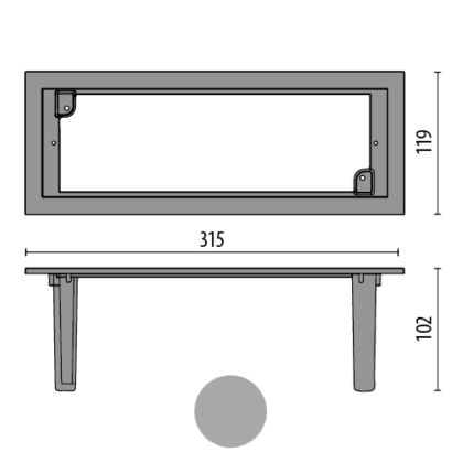 PIL INSERT+ 2 - adapter - grijs 310488