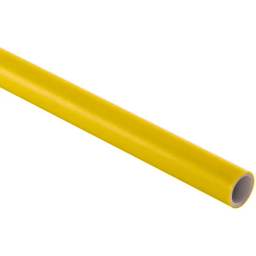Arcelor Poly-Z Forte gelaste buis PE-mantel 3/4 (lengte 6m) - geel - S195T Vlgs EN 10255 Type H - voor draadtoepassingen - prijs per meter POLYZISFDN020Y