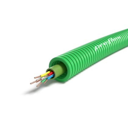 PREFLEX SAFE Preflex safe voorbedrade buis 16mm LS0H groen + signalisatie SGG 8X0