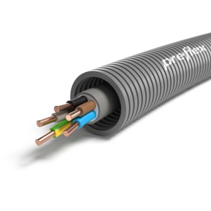 PREFLEX Preflex voorbedrade buis 32mm + XVB 5G6mm² rol 50m 1234001070
