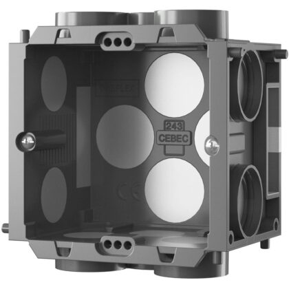 PREFLEX INBOUWDOOS LUCHTD B45+ 2V halogeenvrij B:14xZ10 1236003419