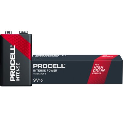PROCELL Batterij Duracell Procell Intense Alkaline - E - 9V - 6LR61 - doos 10 stuks BDPI6LR61