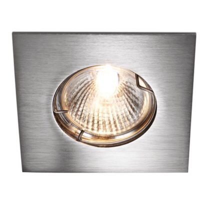 PSM LIGHTING Ø65-70 INOX 316 inbouwspot - vierkant - vast wit textuur 303V.230V.31MX