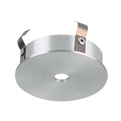 PSM LIGHTING Ø70 SYSTEM inbouwcassette voor spot of pendel - rond - zonder transfo alu satijn CASONO.14