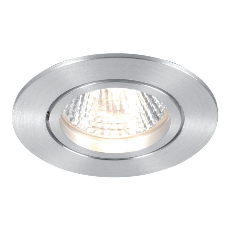 PSM LIGHTING Ø65 inbouwspot - rond - vast - zonder transfo wit textuur FOCUS50.1M