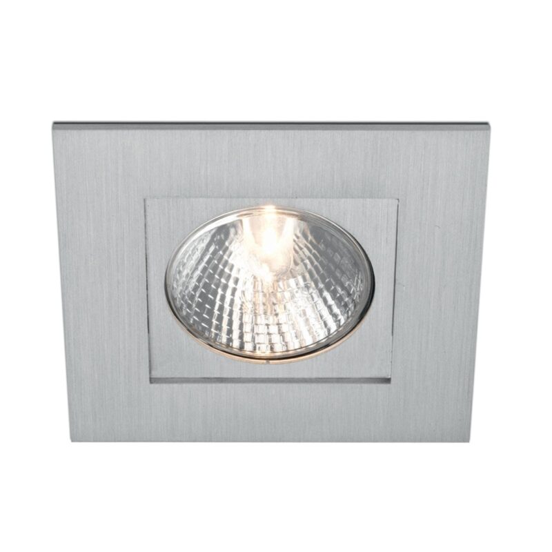 PSM LIGHTING inbouwspot-vierkant-vast-tweede kleur binnenplaat-zonder transfo KUBO50.14.14