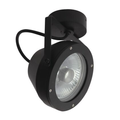 PSM LIGHTING EXTER opbouw plafond -of wandlicht - richtbaar grijs textuur ano W1207X.37AX