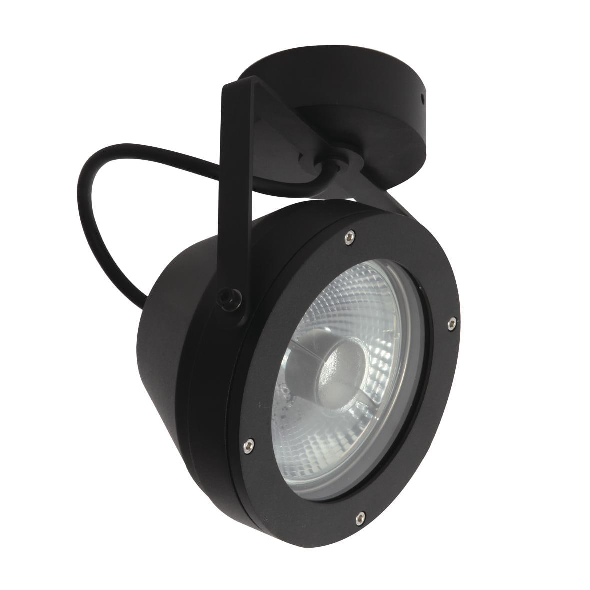 PSM LIGHTING EXTER opbouw plafond -of wandlicht - richtbaar grijs textuur ano W1207X.37AX