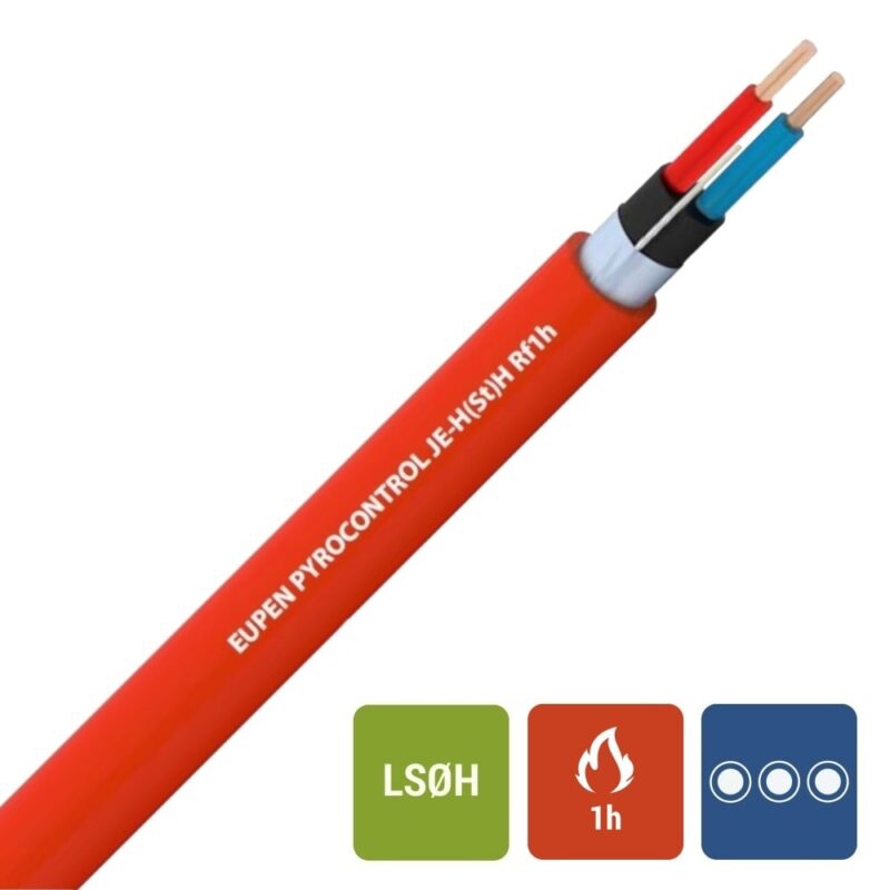 PYROCONTROL Pyrocontrol telefonie NBN C 30-004 F2 SD/SA/ST FR2 Rf 1h rood 300V 1x2x0