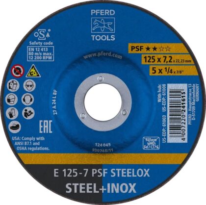Pferd Afbraamschijf E 125-7 A 24 L PSF 62012640