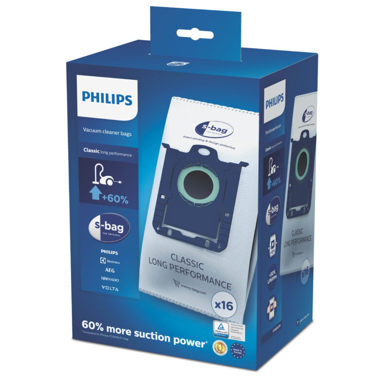 Philips Consumer Stofzakset S-bag Long Performance 16st FC8021/05