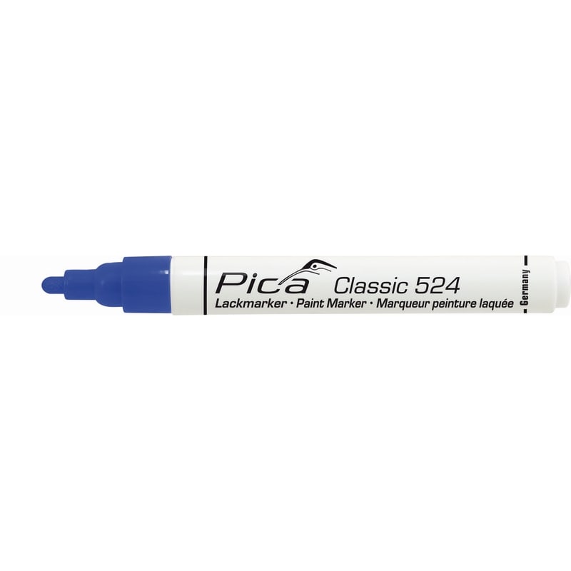 Pica Blauwe lak marker 2-4 mm pica PIC52441