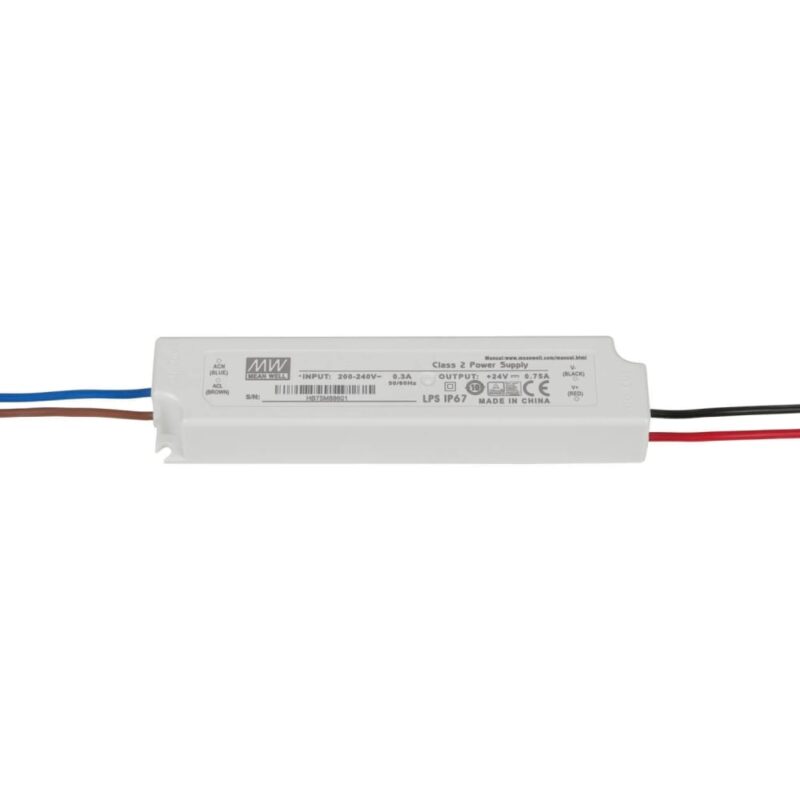ProLED LED voeding gelijkspanning Eco II 18W 140x30x20mm 24Vdc IP67 L502401E