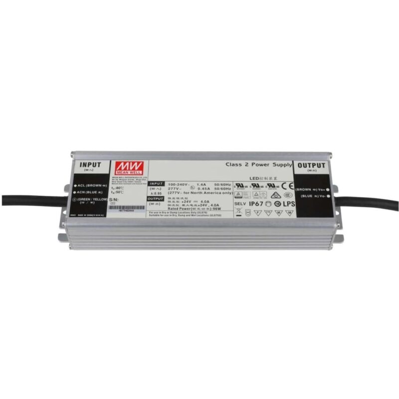 ProLED LED voeding gelijkspanning Standard 151W 222x68x39mm 24Vdc IP67 L502415W
