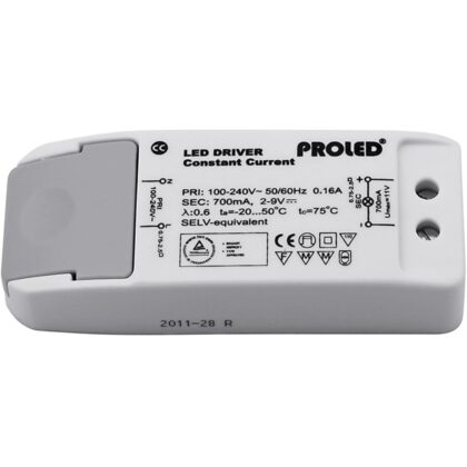 ProLED LED voeding gelijkstroom 20W 700mA 113x44x28mm L52370202G