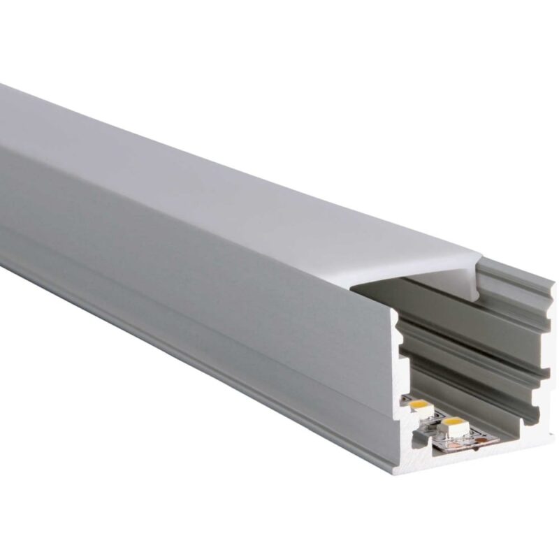 ProLED Proled Cover Profiel Medium M-Line Flat 300cm vlak break resistent opaal L690S3MBX