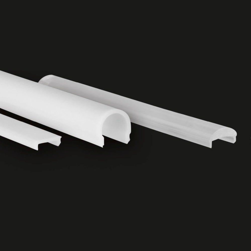 ProLED Proled Cover Profiel Small S-Line Flat 300cm vlak break resistant opaal L691S3MBX