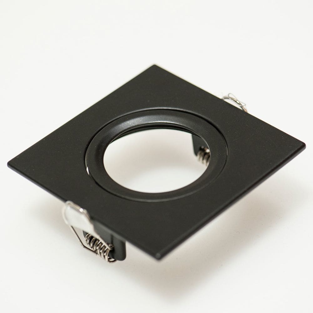 Prolumia Afdekplaat vierkant #88(Ø76)mm zwart 42180141