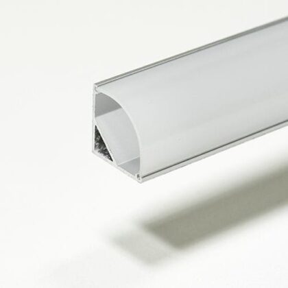 Prolumia Eco-Line aluminium hoekprofiel rond 2m opbouw 16mm 46291160