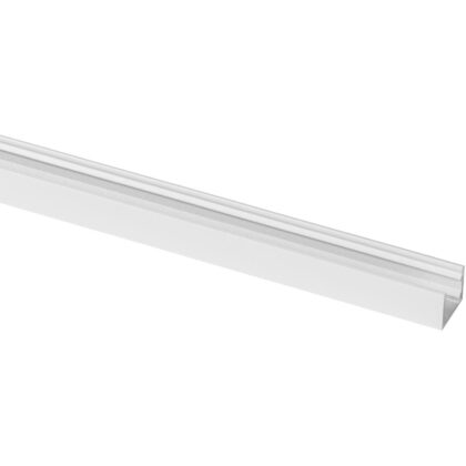 Prolumia Aluminium profiel 2m wit RAL 9003 mat opbouw 15mm wit 46291351