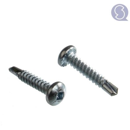 QUICK SCREW Zelfborende schroeven ronde kop vierkant verzinkt 4