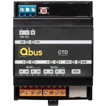 Qbus Controller voor 40 Qbus modules (uitbreidbaar) incl. voeding en Qbuscloud CTD40