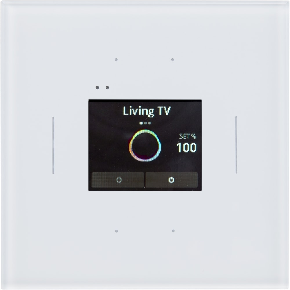 Qbus Tastu Display Room Controller (OLED) temperatuur / proximity sensor