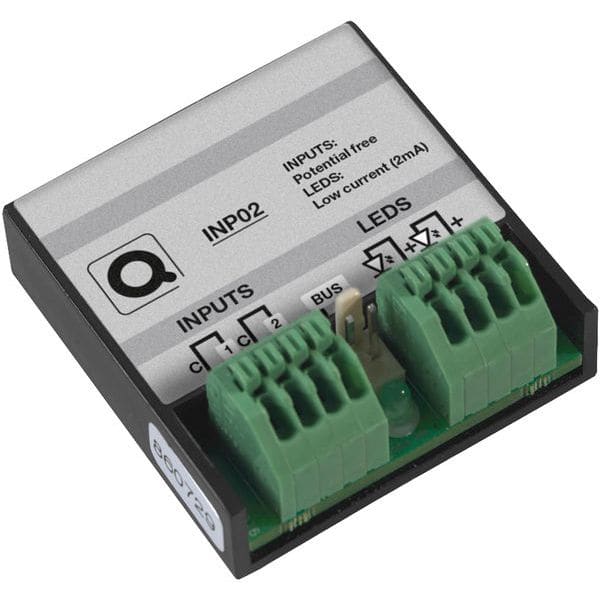 Qbus Set van 10 INP02 (niet individueel verpakt) INP02/SET10