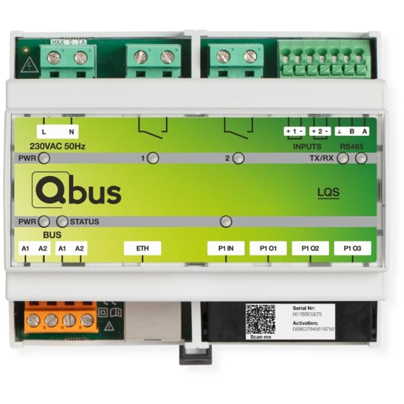 Qbus Luqas Slimme Energy Management Module (6 functies) LQS06SA
