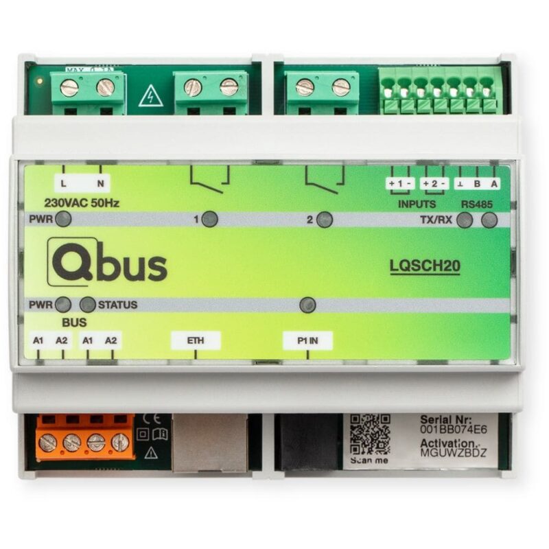 Qbus Luqas Charging Hub laadpleinmanagementsysteem tot 20 laadpunten LQSCH20SA