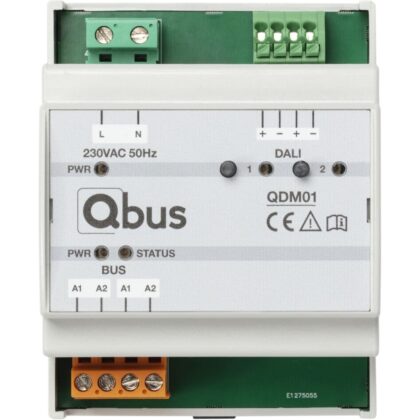 Qbus DIN-rail Qbus Dali Master 1 DALI-bus voor max 64 DALI(2)-drivers met voeding QDM01