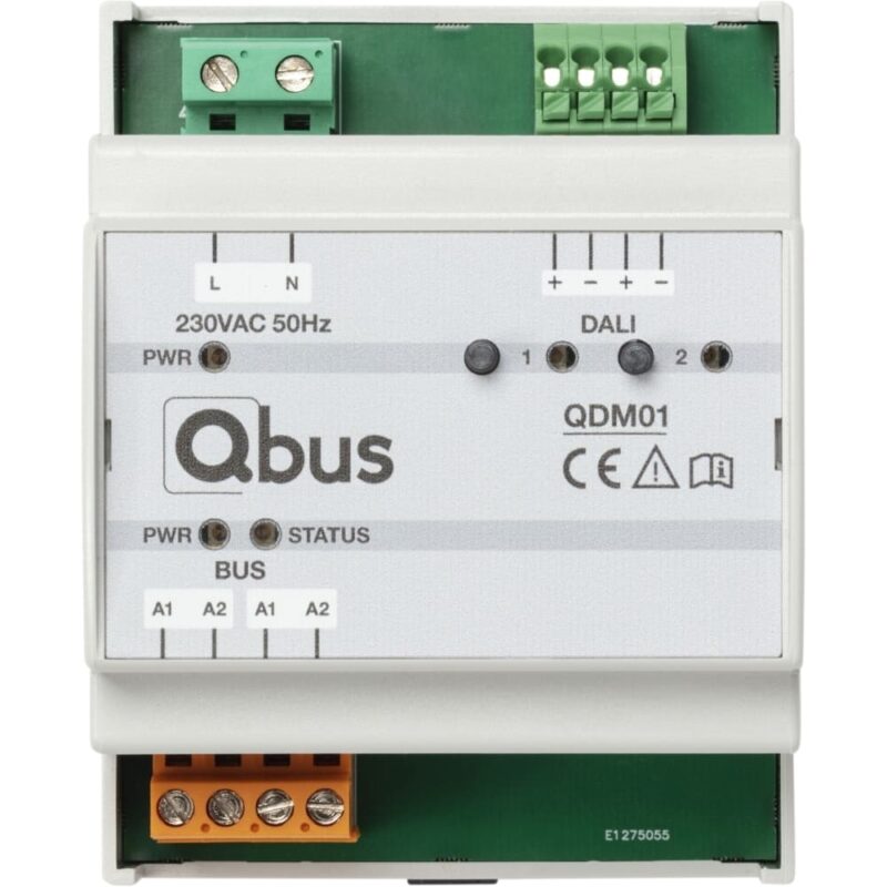 Qbus DIN-rail Qbus Dali Master 1 DALI-bus voor max 64 DALI(2)-drivers met voeding QDM01