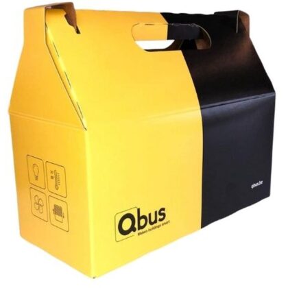 Qbus Set van 4x Relaismodule (4x 16A) met manuele bediening