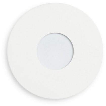 Qbus Bewegings- en lichtsensor in witte inbouwbehuizing SENMoLi/RW