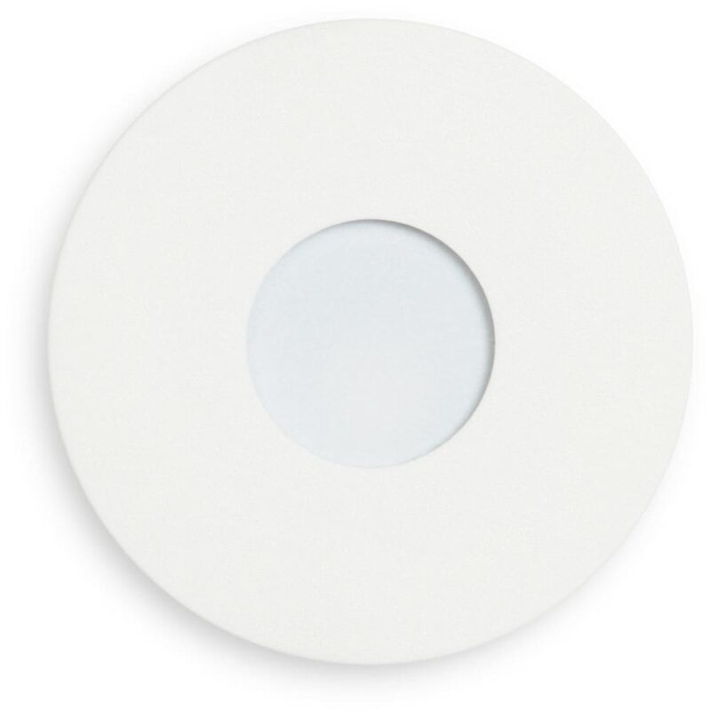 Qbus Bewegings- en lichtsensor in witte inbouwbehuizing SENMoLi/RW