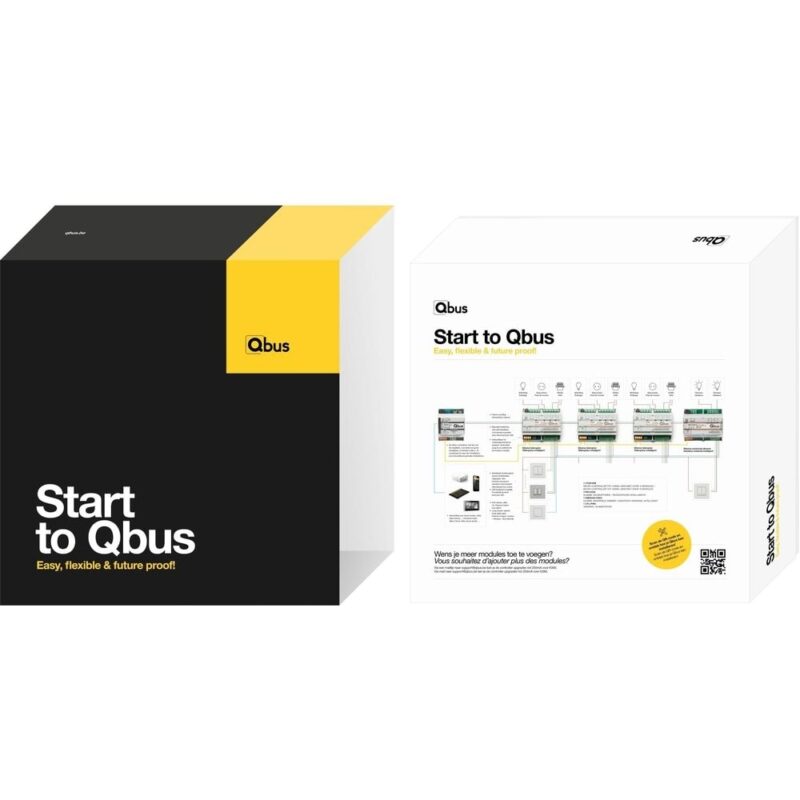 Qbus Start to Qbus Pack (1x Controller voor 10 Qbus modules