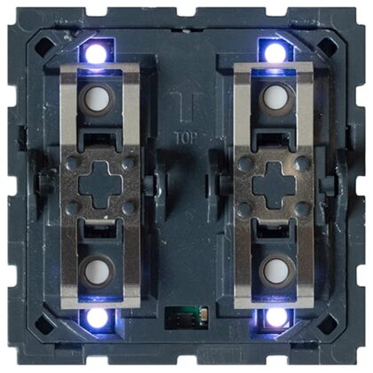 Qbus Schak 1-4 toets (2 mod) BTicino Light Now RGB