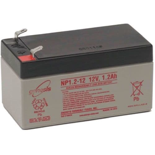 RAS Safety en Security ENP batterij 12v 1.2ah ENP1.2-12
