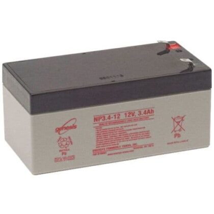 RAS Safety en Security ENP batterij 12v 3.4ah ENP3.4-12
