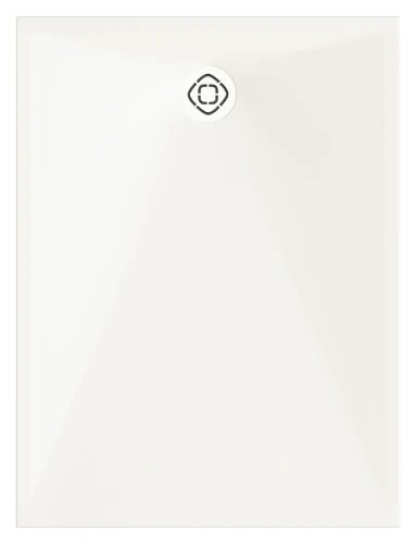 Surf douchebak Biocryl 900 x 900 x 35 mm - wit mat - verzaagbaar - inclusief sifon en afdekrooster wit RD1200BMSTG