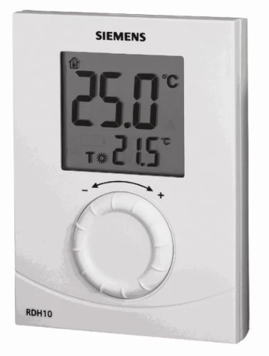 Siemens RDH100 klokthermostaat digitaal - wit RDH100
